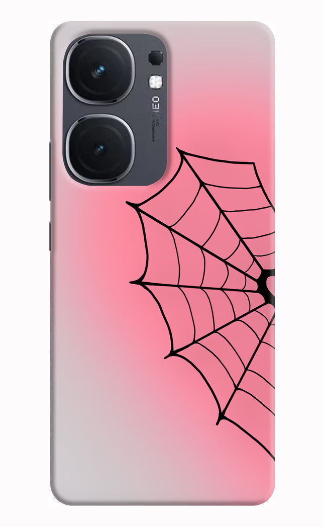 Pink Web IQOO Neo9 Pro Hard Case Back Cover by Casekaro
