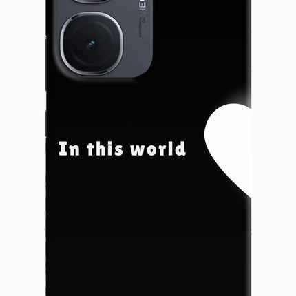 This World IQOO Neo9 Pro Hard Case Back Cover by Casekaro