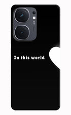 This World IQOO Neo9 Pro Hard Case Back Cover by Casekaro