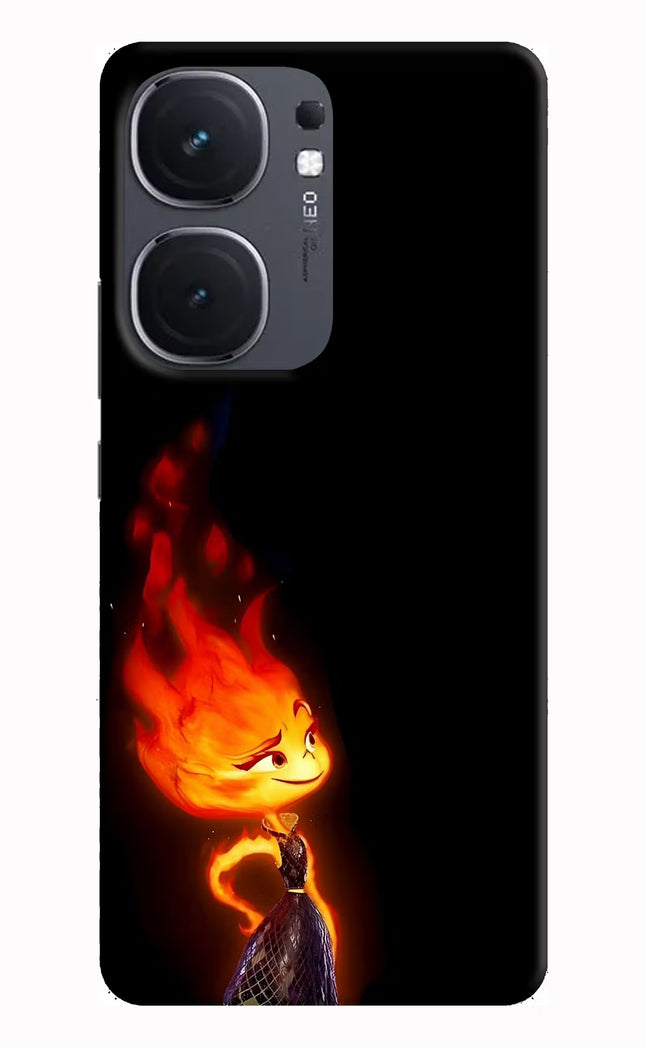 Ember Flame IQOO Neo9 Pro Hard Case Back Cover by Casekaro