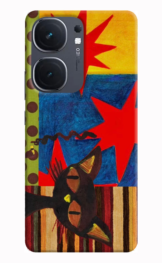 Pop Cat IQOO Neo9 Pro Hard Case Back Cover by Casekaro