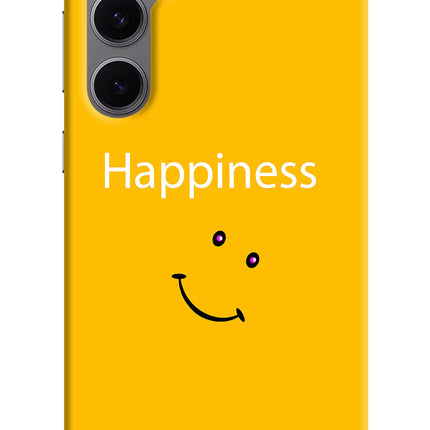 Happiness With Smiley Samsung S24 FE 5G Hard Case Back Cover by Casekaro