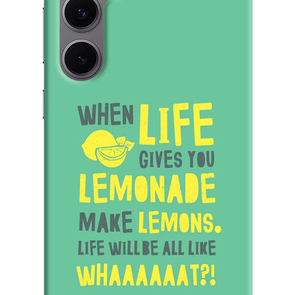 Quote Samsung S24 FE 5G Hard Case Back Cover by Casekaro