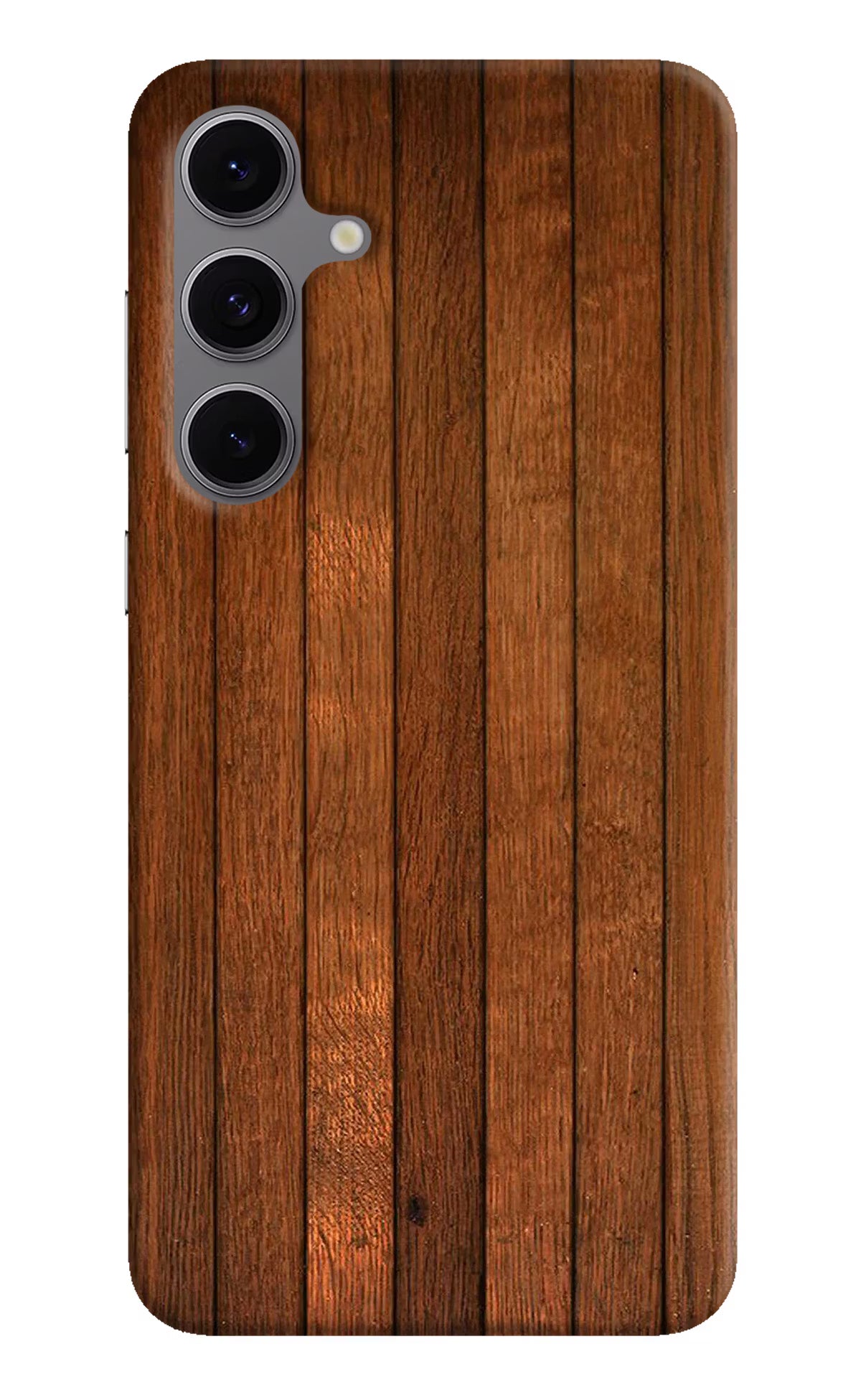 Wooden Artwork Bands Samsung S24 FE 5G Hard Case Back Cover by Casekaro