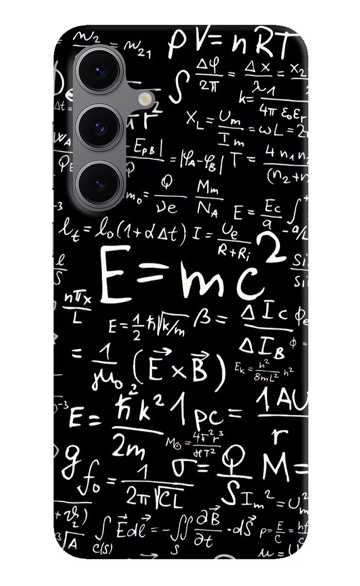 Physics Formula Samsung S24 FE 5G Hard Case Back Cover by Casekaro