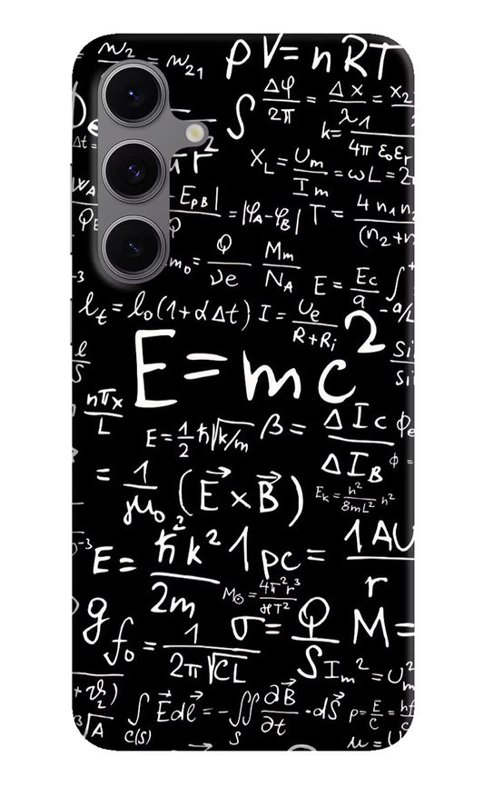 Physics Formula Samsung S24 FE 5G Hard Case Back Cover by Casekaro