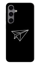 Paper Plane White Samsung S24 FE 5G Hard Case Back Cover by Casekaro