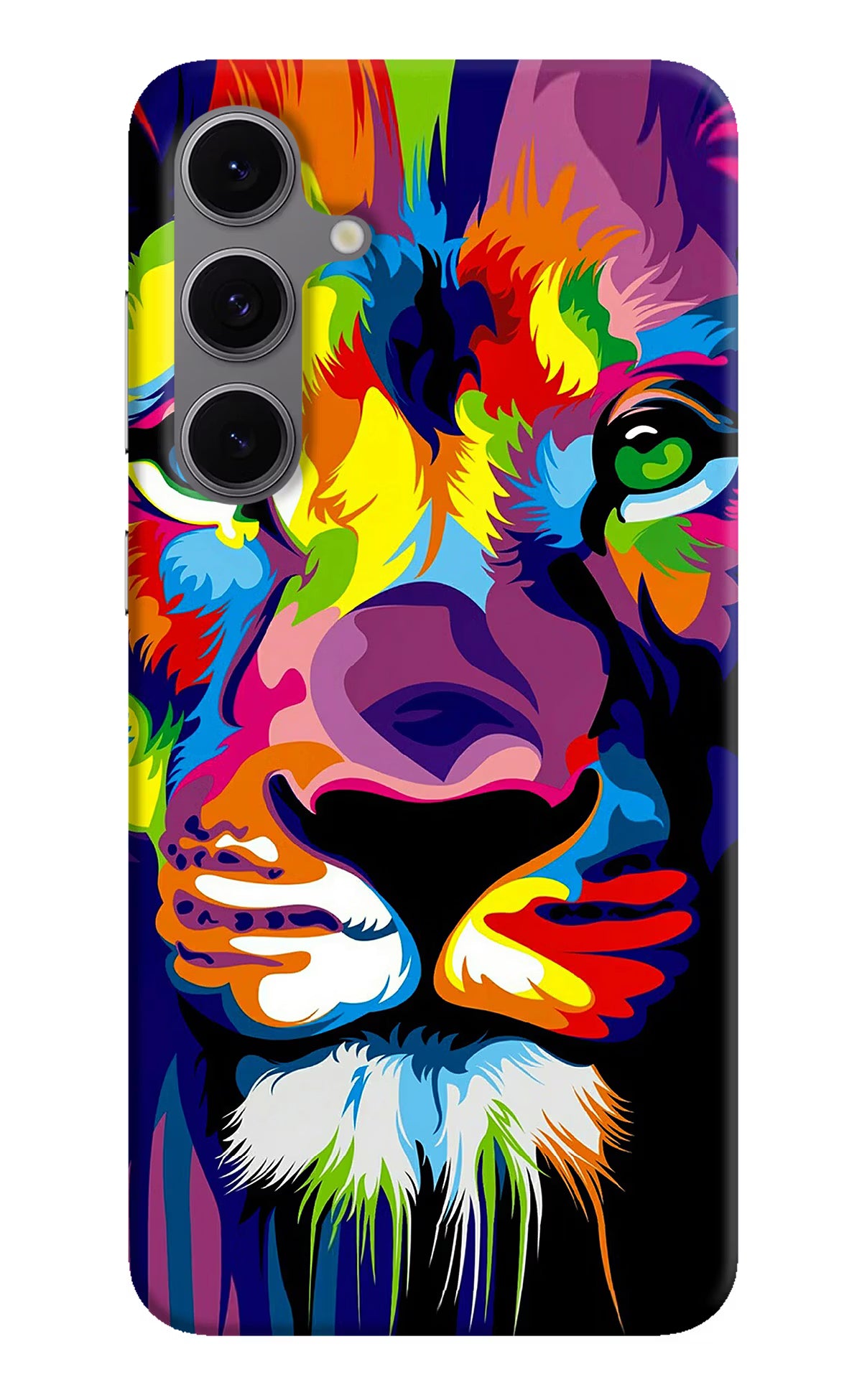 Lion Samsung S24 FE 5G Hard Case Back Cover by Casekaro
