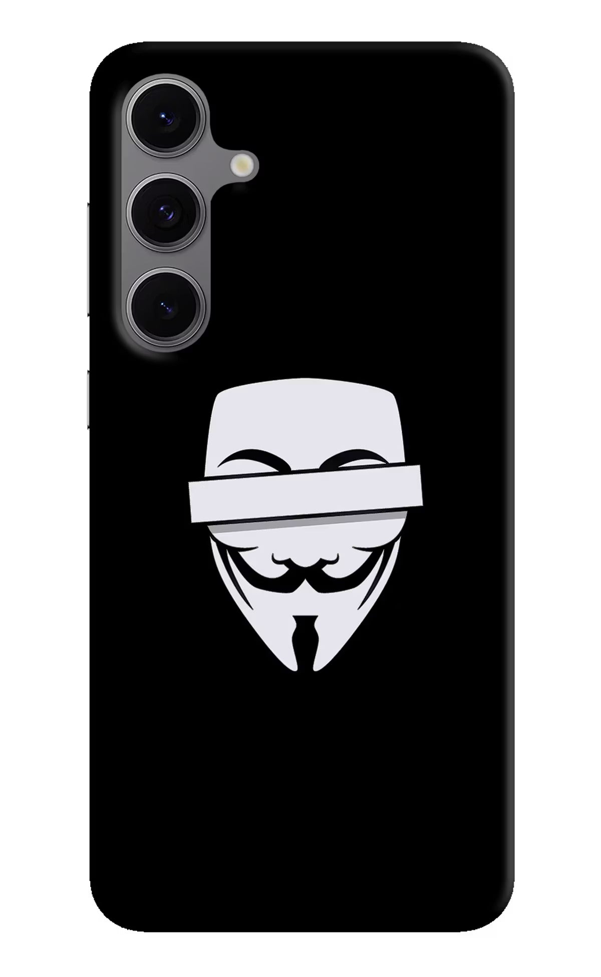 Anonymous Face Samsung S24 FE 5G Hard Case Back Cover by Casekaro