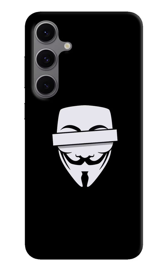 Anonymous Face Samsung S24 FE 5G Hard Case Back Cover by Casekaro