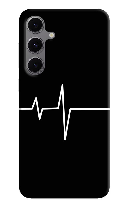 Heart Beats Samsung S24 FE 5G Hard Case Back Cover by Casekaro