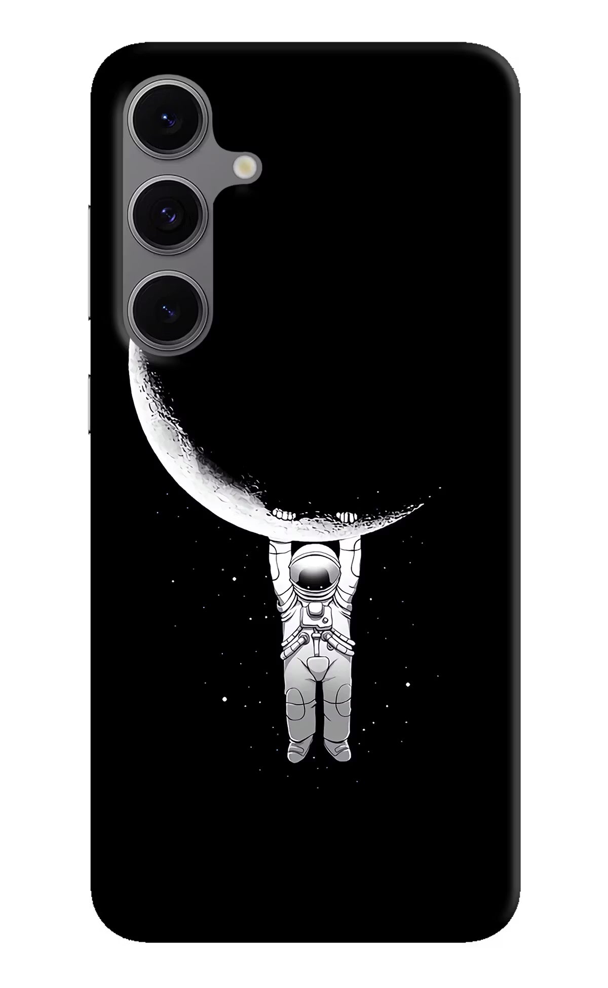 Moon Space Samsung S24 FE 5G Hard Case Back Cover by Casekaro