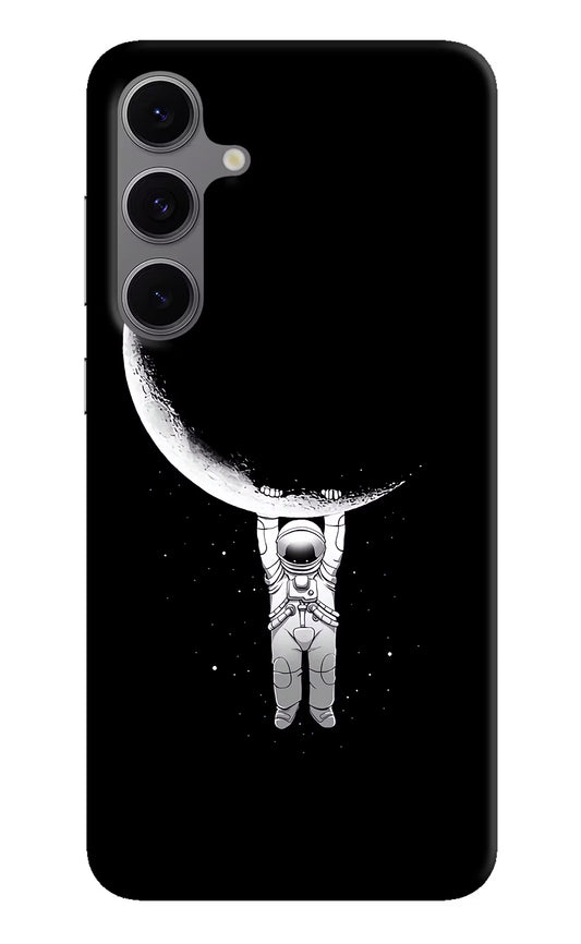 Moon Space Samsung S24 FE 5G Hard Case Back Cover by Casekaro