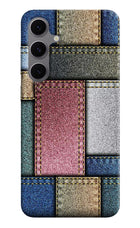 Multicolor Jeans Samsung S24 FE 5G Hard Case Back Cover by Casekaro