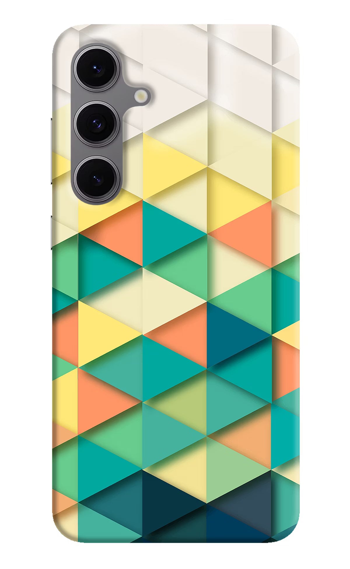 Abstract Samsung S24 FE 5G Hard Case Back Cover by Casekaro