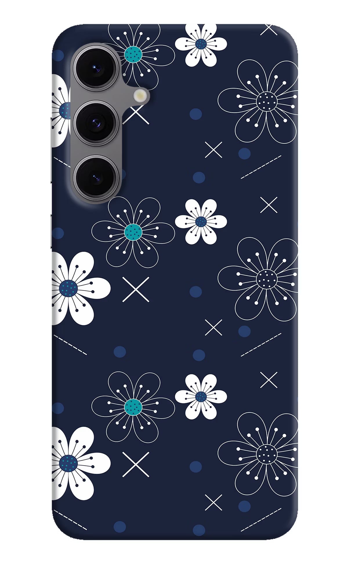 Flowers Samsung S24 FE 5G Hard Case Back Cover by Casekaro