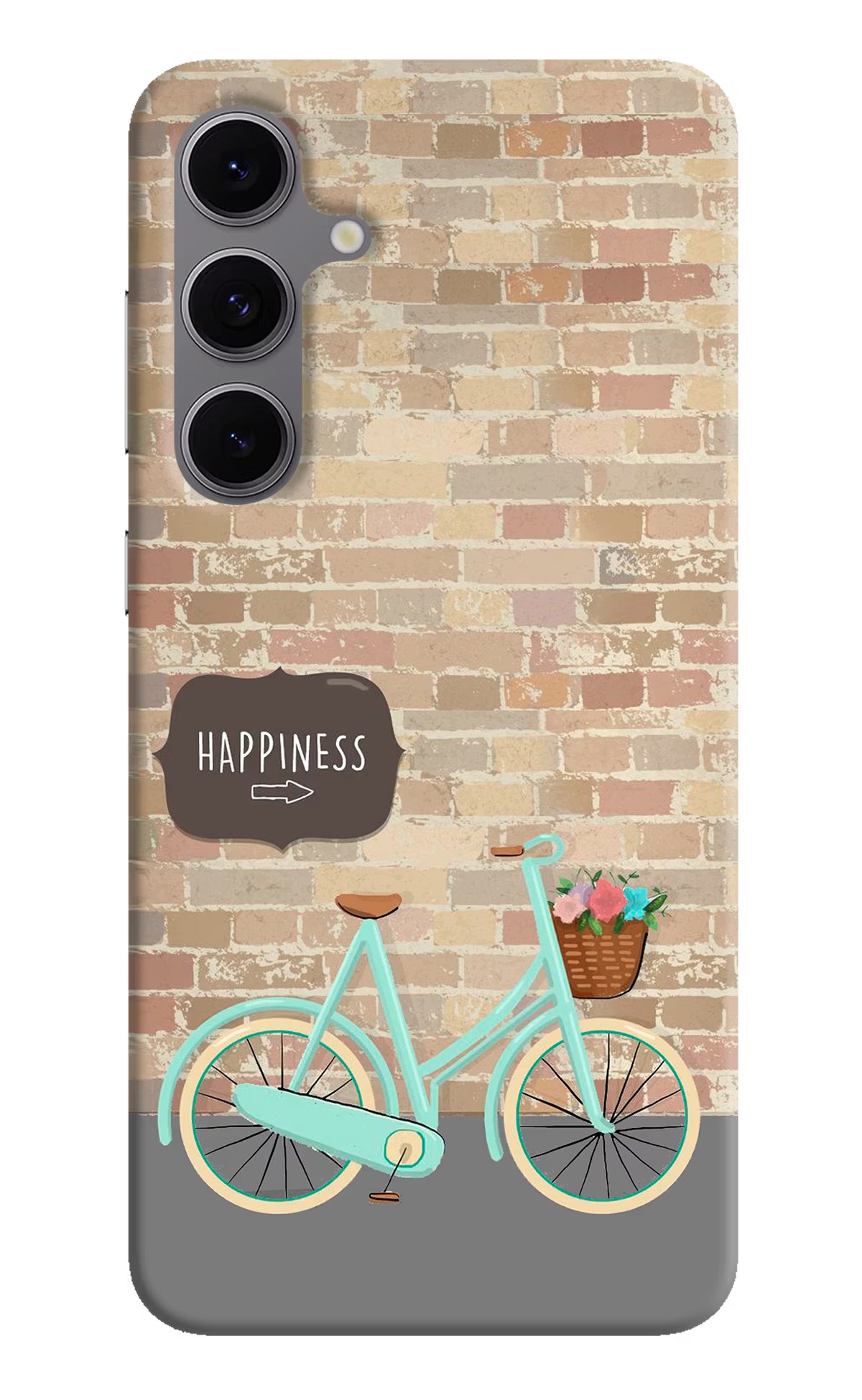 Happiness Artwork Samsung S24 FE 5G Hard Case Back Cover by Casekaro