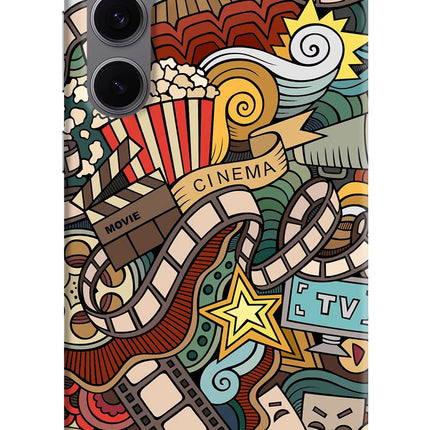 Cinema Abstract Samsung S24 FE 5G Hard Case Back Cover by Casekaro