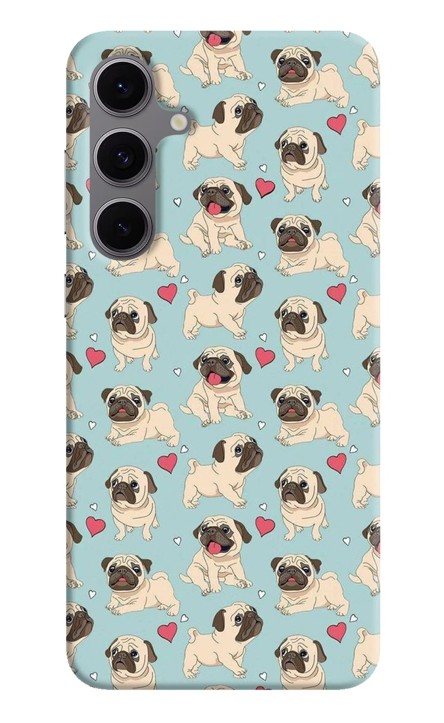 Pug Dog Samsung S24 FE 5G Back Cover, Hard case