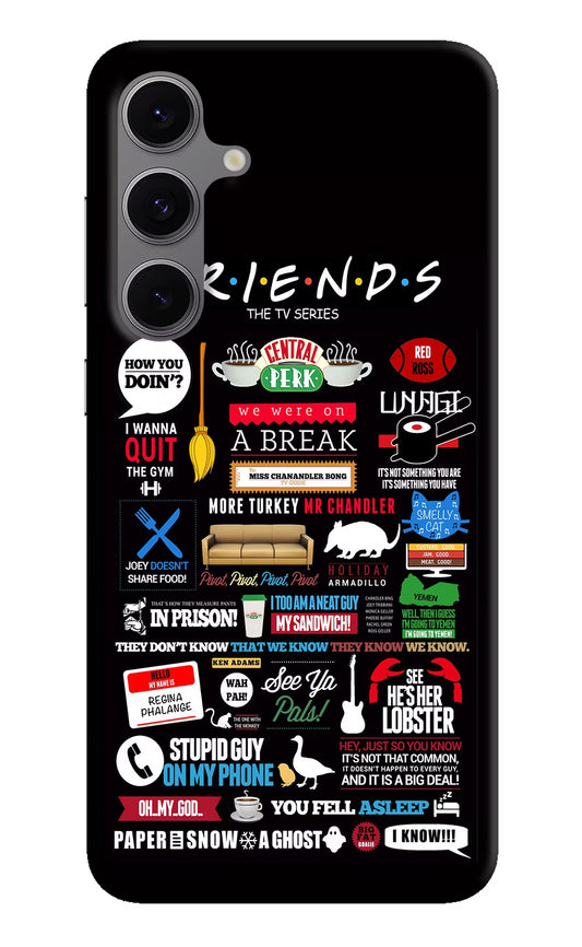 FRIENDS Samsung S24 FE 5G Hard Case Back Cover by Casekaro