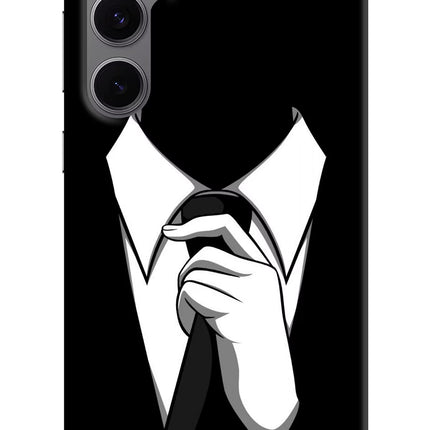 Black Tie Samsung S24 FE 5G Hard Case Back Cover by Casekaro