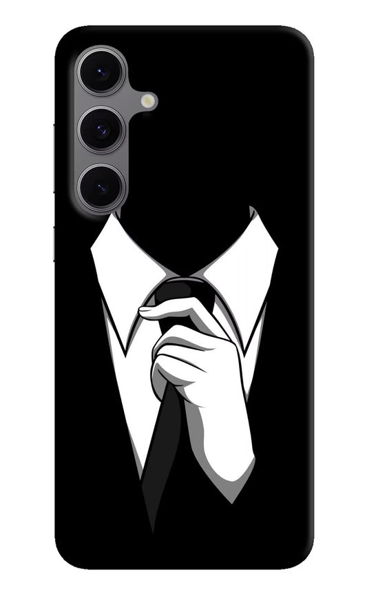 Black Tie Samsung S24 FE 5G Hard Case Back Cover by Casekaro