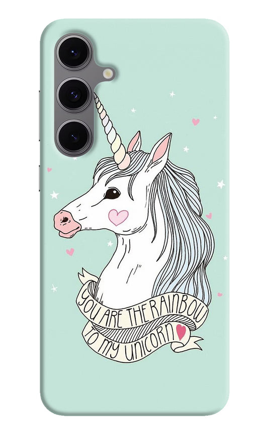 Unicorn Wallpaper Samsung S24 FE 5G Hard Case Back Cover by Casekaro