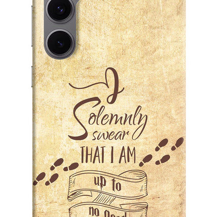 I Solemnly swear that i up to no good Samsung S24 FE 5G Hard Case Back Cover by Casekaro