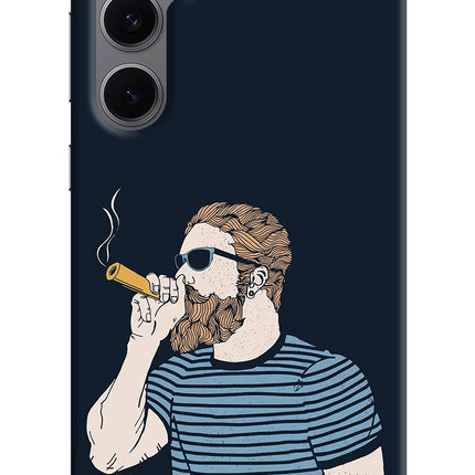 Smoking Samsung S24 FE 5G Hard Case Back Cover by Casekaro