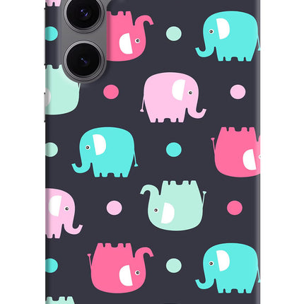 Elephants Samsung S24 FE 5G Hard Case Back Cover by Casekaro