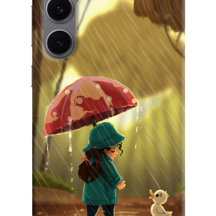 Rainy Day Samsung S24 FE 5G Hard Case Back Cover by Casekaro
