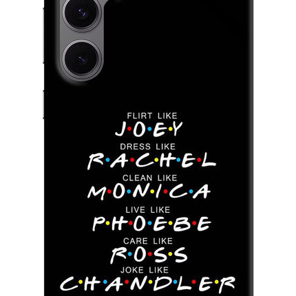 FRIENDS Character Samsung S24 FE 5G Hard Case Back Cover by Casekaro