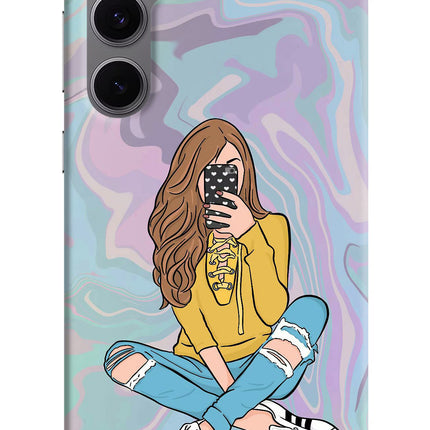 Selfie Girl Samsung S24 FE 5G Hard Case Back Cover by Casekaro
