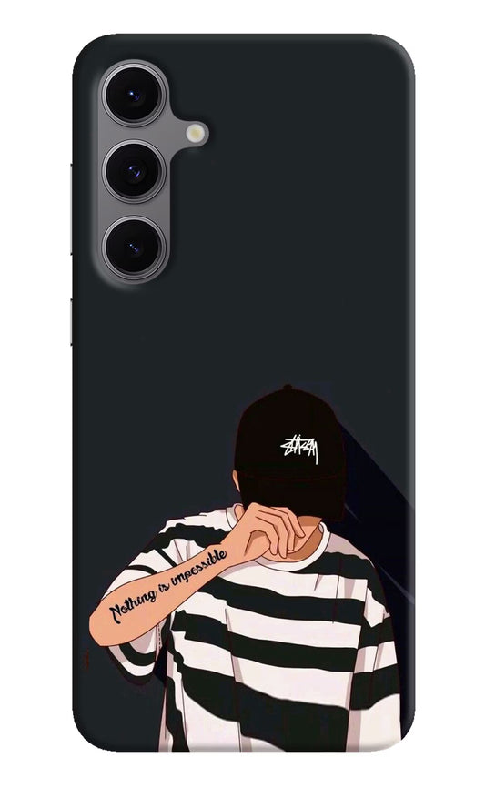 Aesthetic Boy Samsung S24 FE 5G Hard Case Back Cover by Casekaro