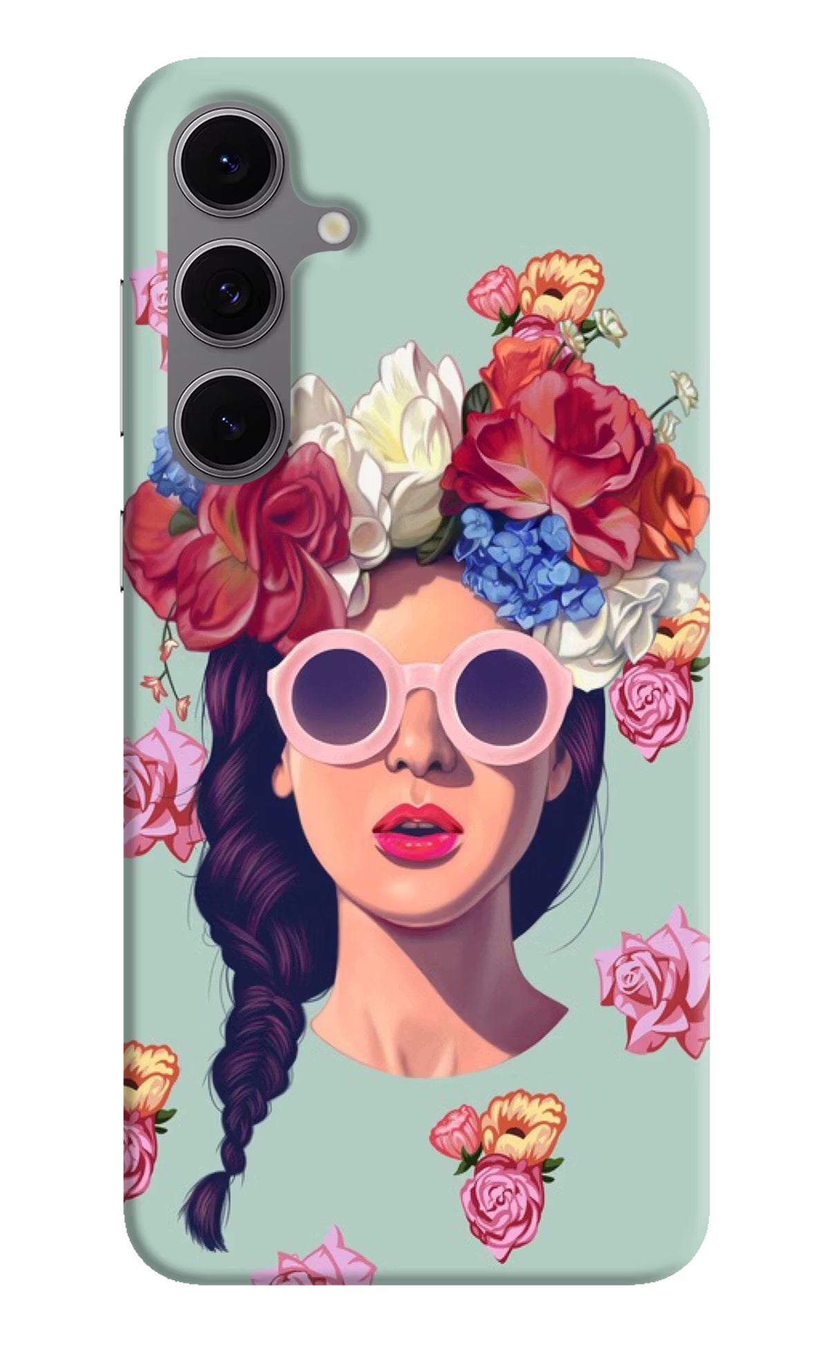 Pretty Girl Samsung S24 FE 5G Hard Case Back Cover by Casekaro