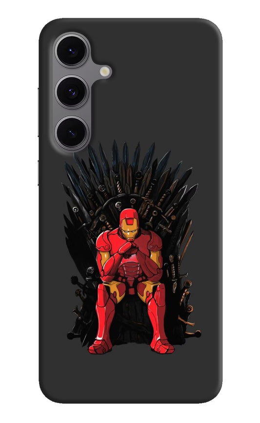 Ironman Throne Samsung S24 FE 5G Hard Case Back Cover by Casekaro