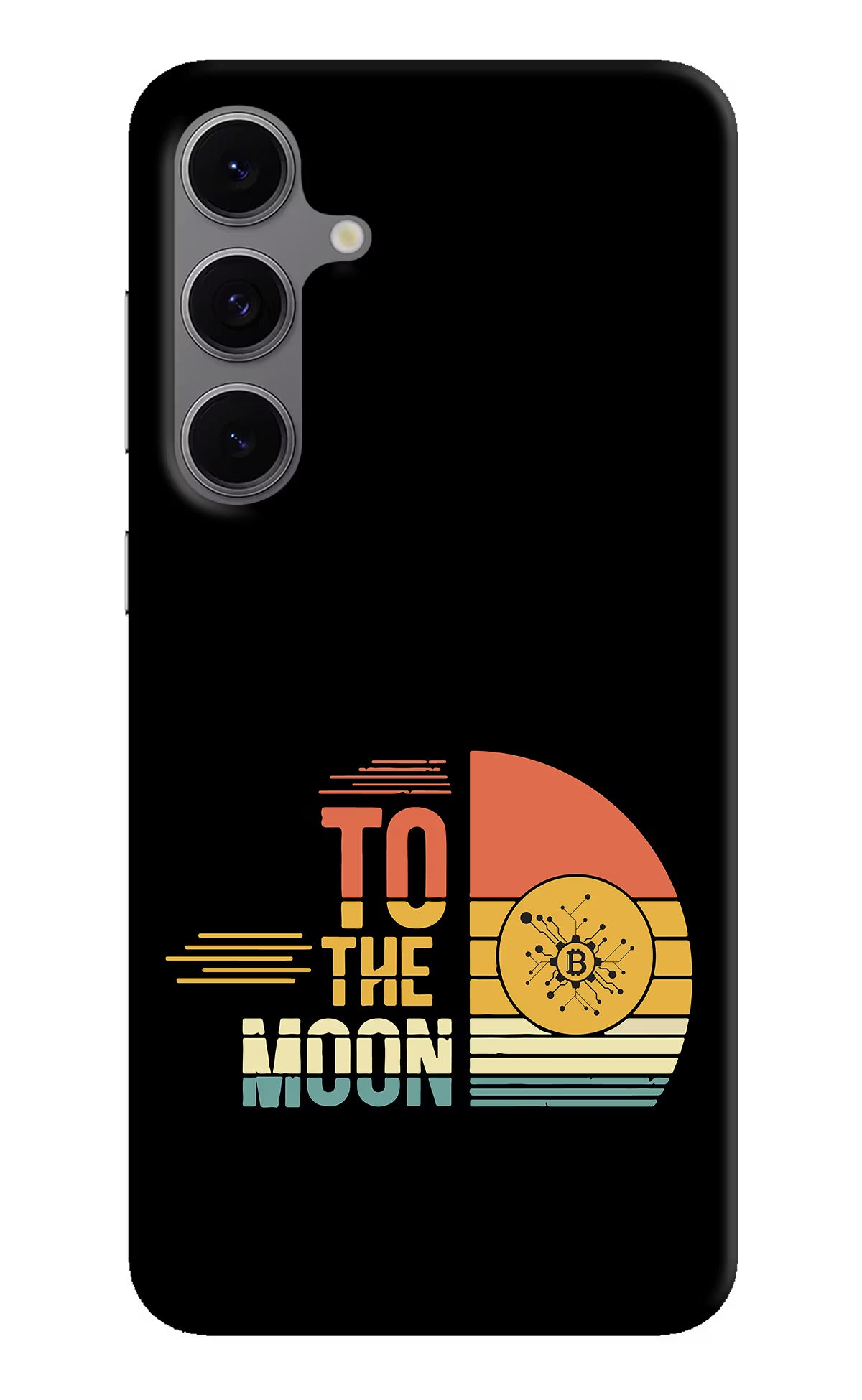 To the Moon Samsung S24 FE 5G Hard Case Back Cover by Casekaro