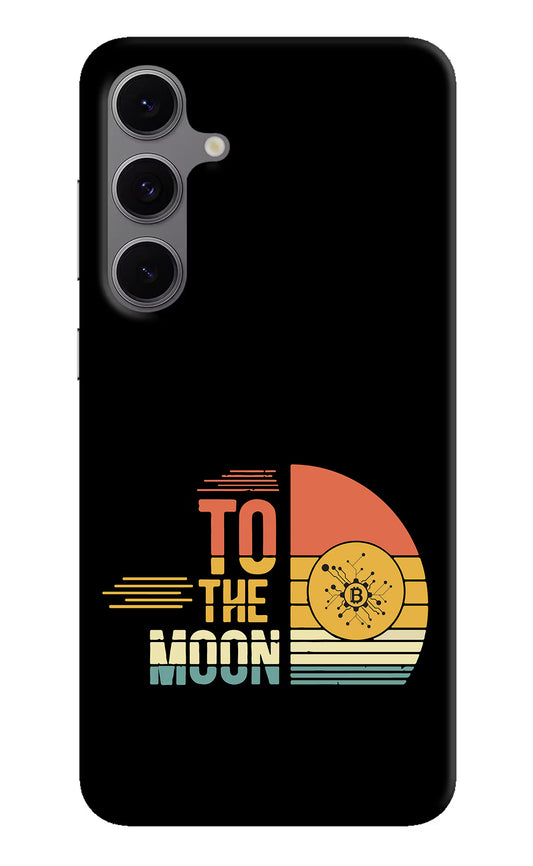 To the Moon Samsung S24 FE 5G Hard Case Back Cover by Casekaro