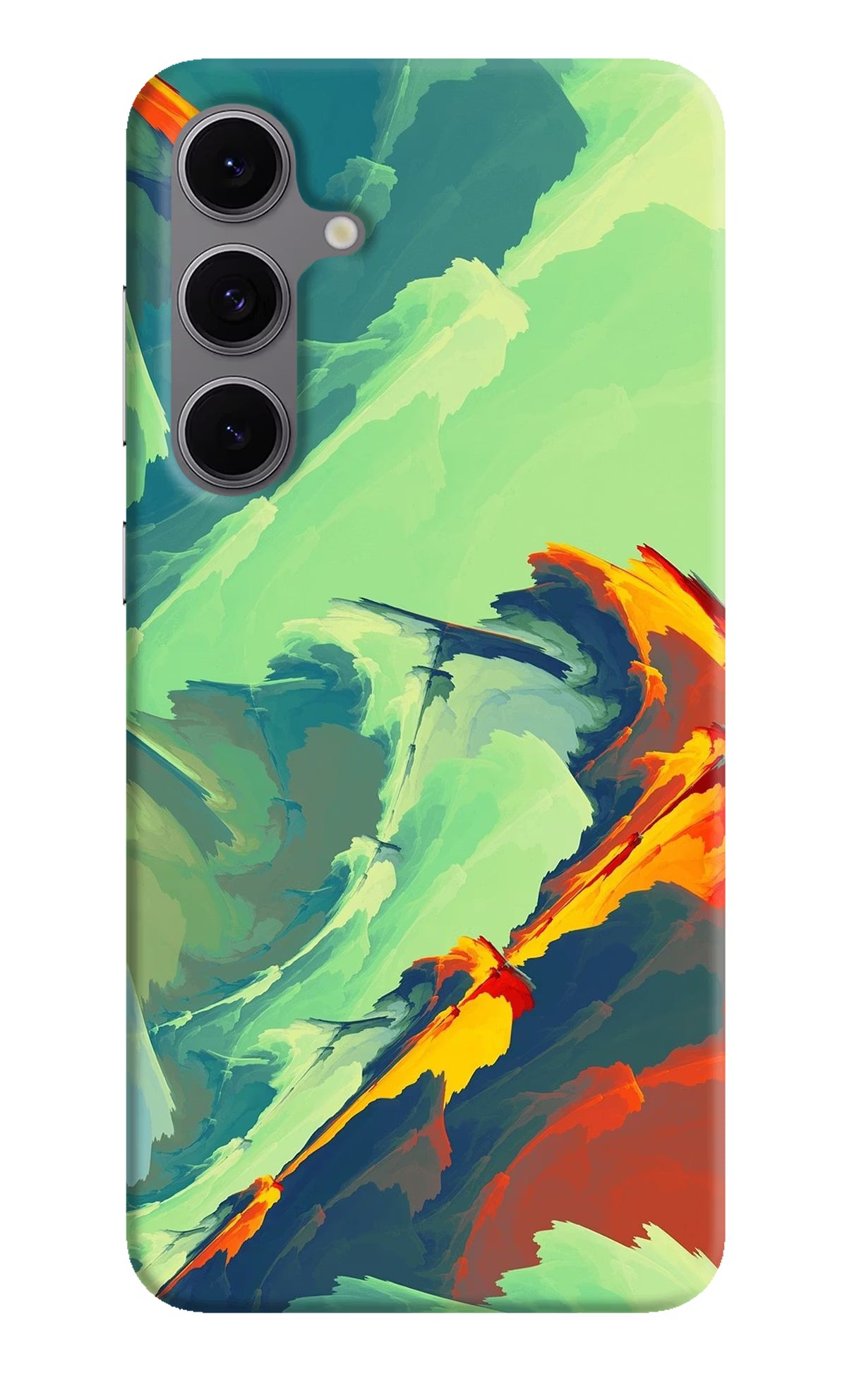 Paint Art Samsung S24 FE 5G Hard Case Back Cover by Casekaro