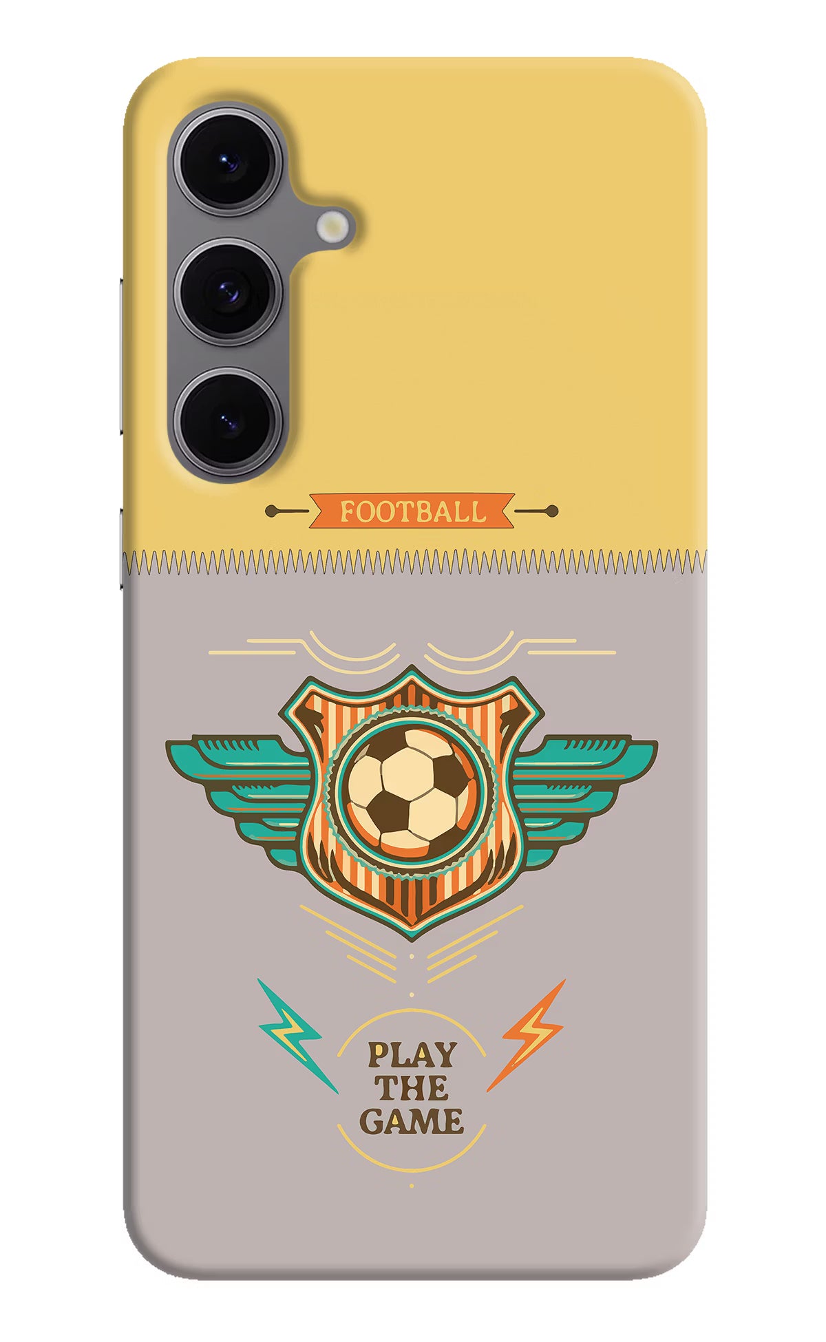 Football Samsung S24 FE 5G Hard Case Back Cover by Casekaro