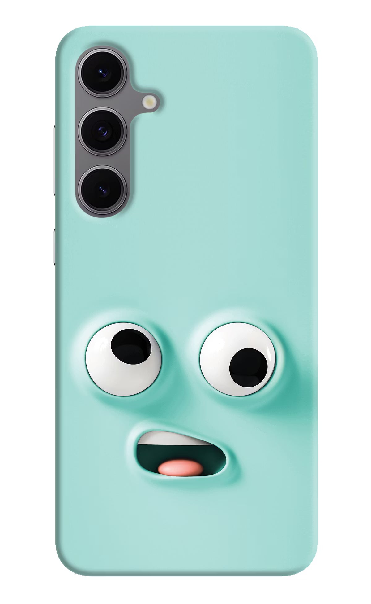 Funny Cartoon Samsung S24 FE 5G Hard Case Back Cover by Casekaro