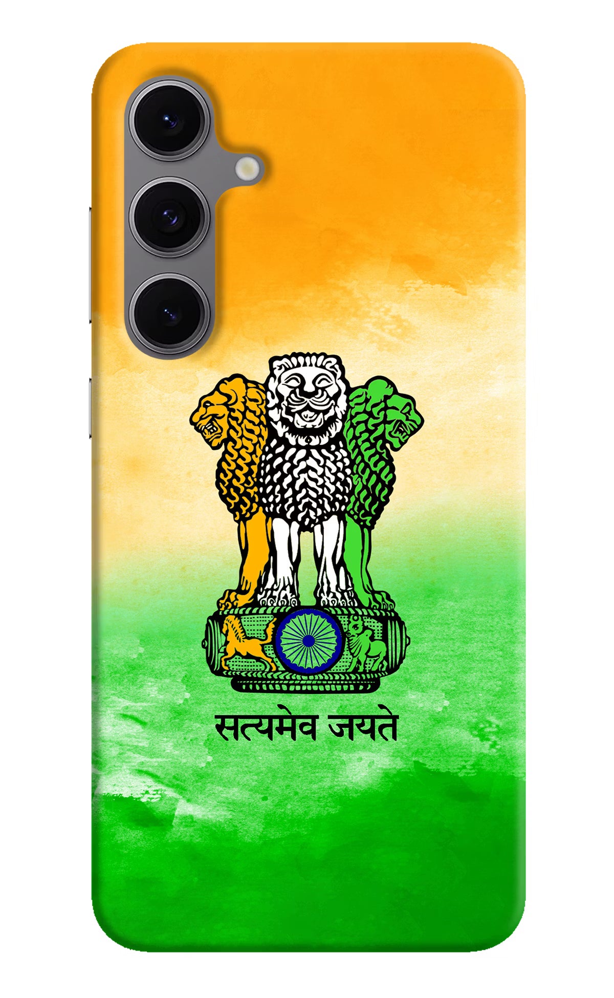 Satyamev Jayate Flag Samsung S24 FE 5G Hard Case Back Cover by Casekaro