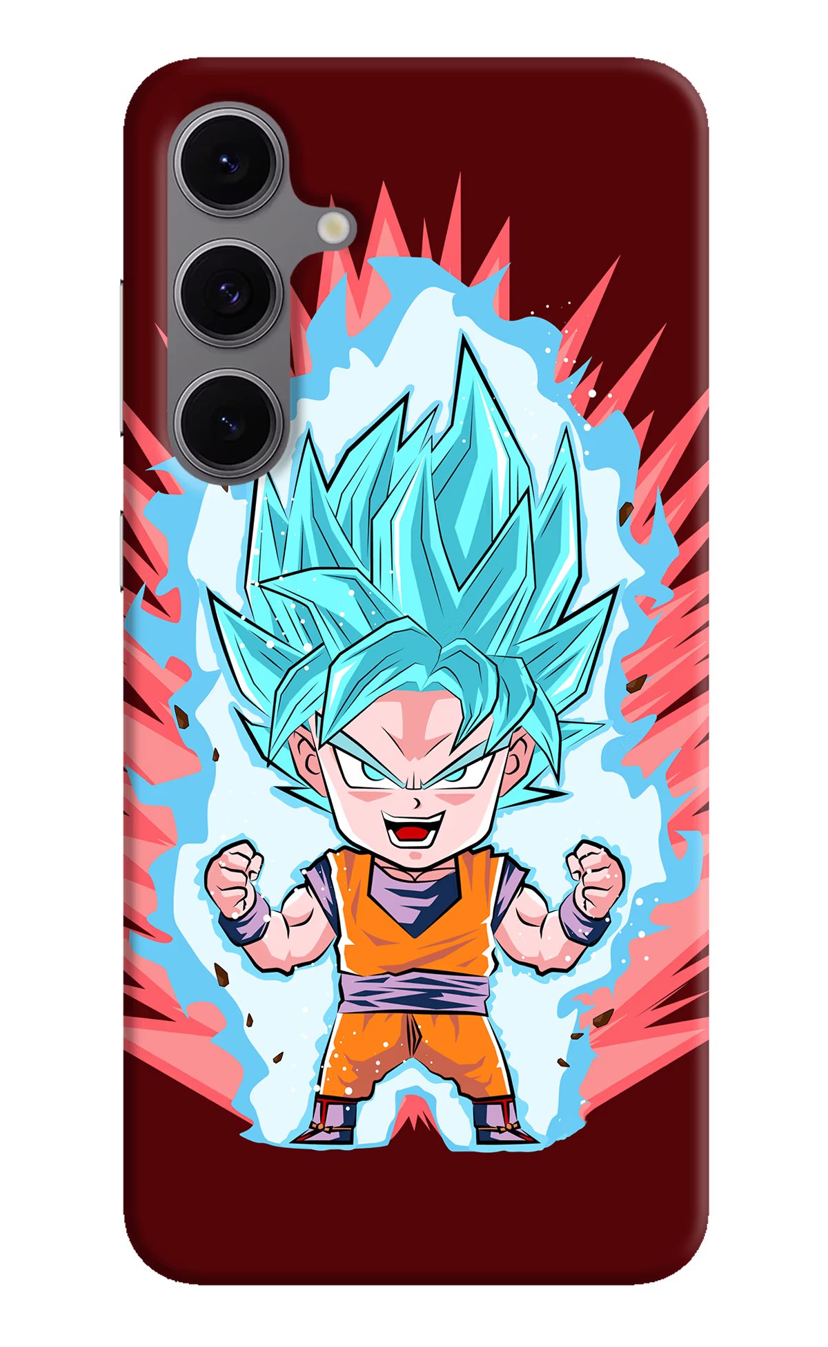 Goku Little Samsung S24 FE 5G Hard Case Back Cover by Casekaro