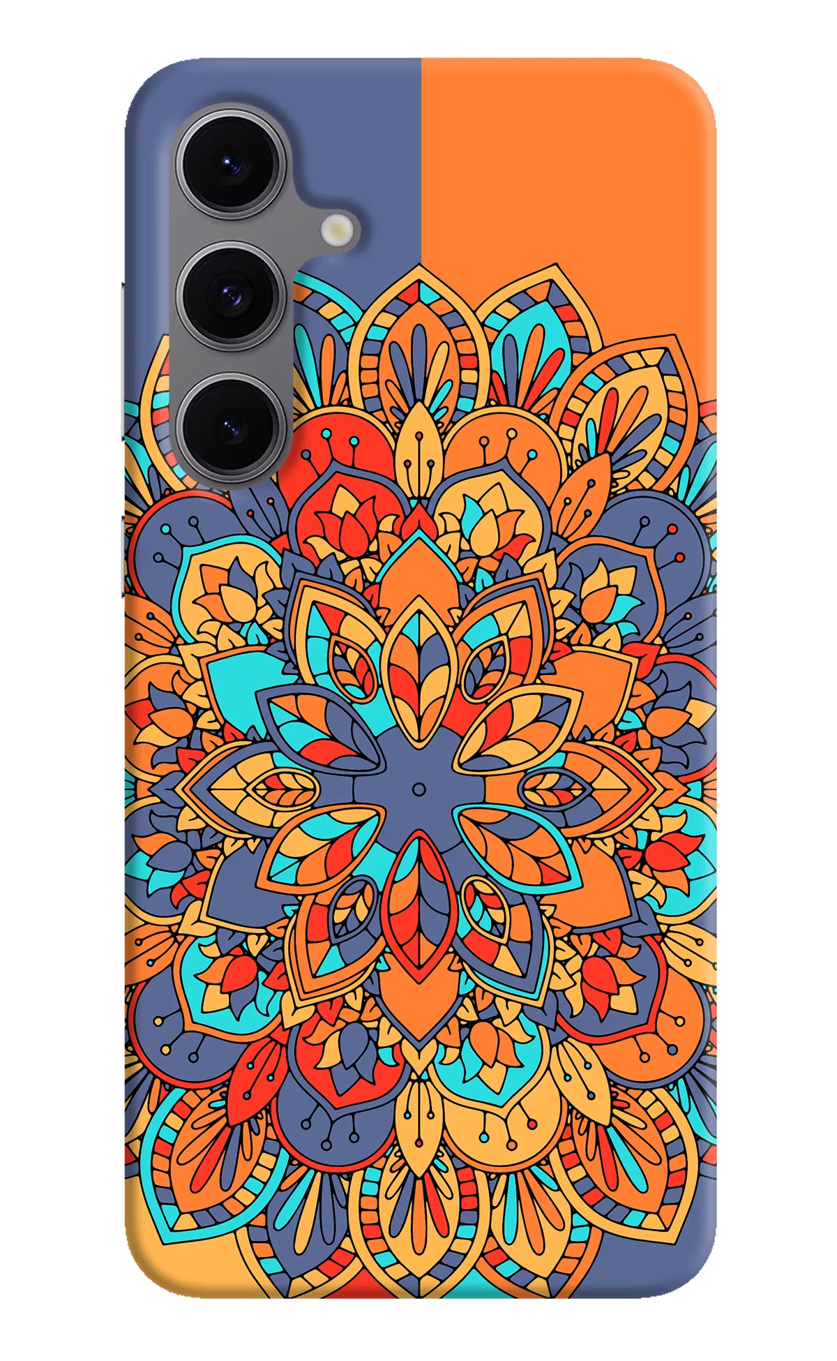Color Mandala Samsung S24 FE 5G Hard Case Back Cover by Casekaro