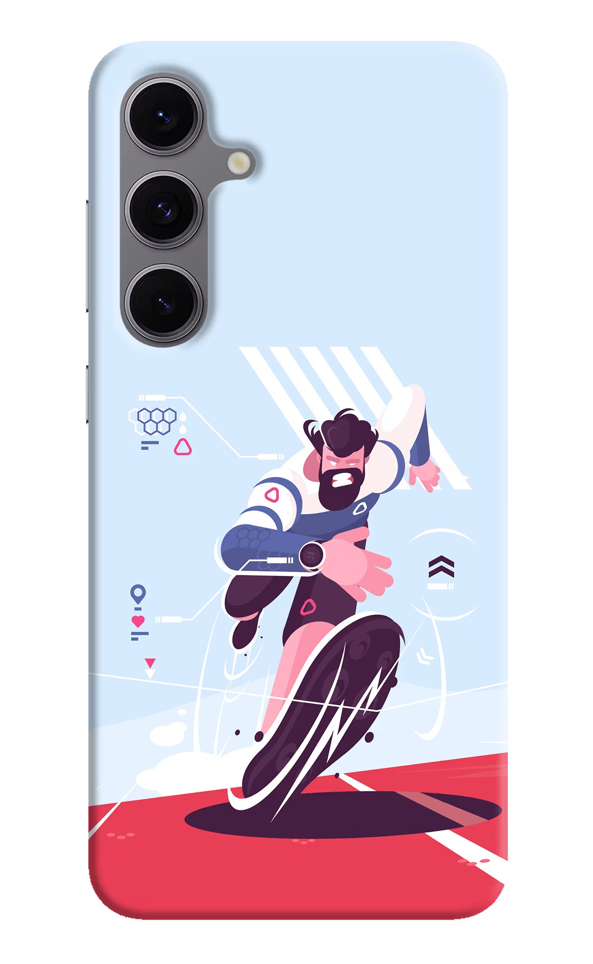 Run Pro Samsung S24 FE 5G Hard Case Back Cover by Casekaro