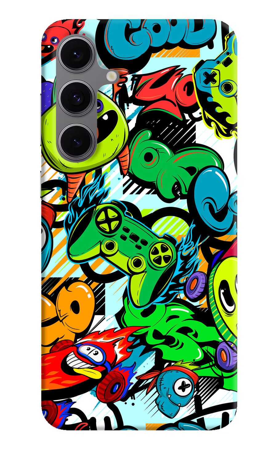 Game Doodle Samsung S24 FE 5G Back Cover, Hard case