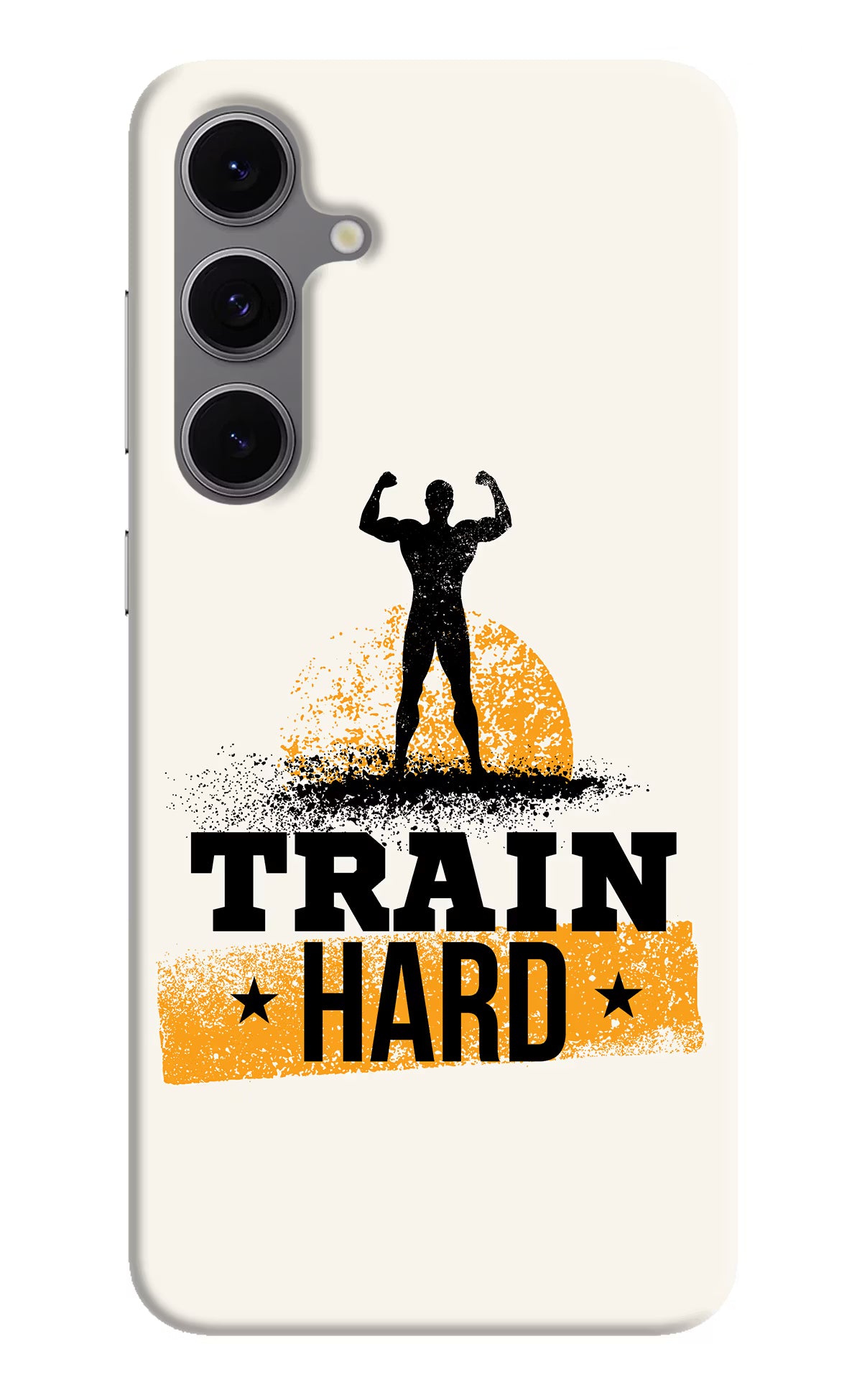 Train Hard Samsung S24 FE 5G Hard Case Back Cover by Casekaro