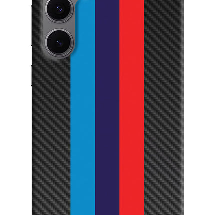 BMW Stripes Pattern Samsung S24 FE 5G Hard Case Back Cover by Casekaro