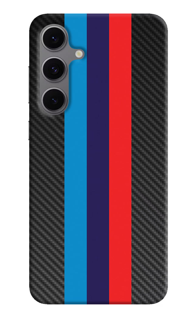 BMW Stripes Pattern Samsung S24 FE 5G Hard Case Back Cover by Casekaro
