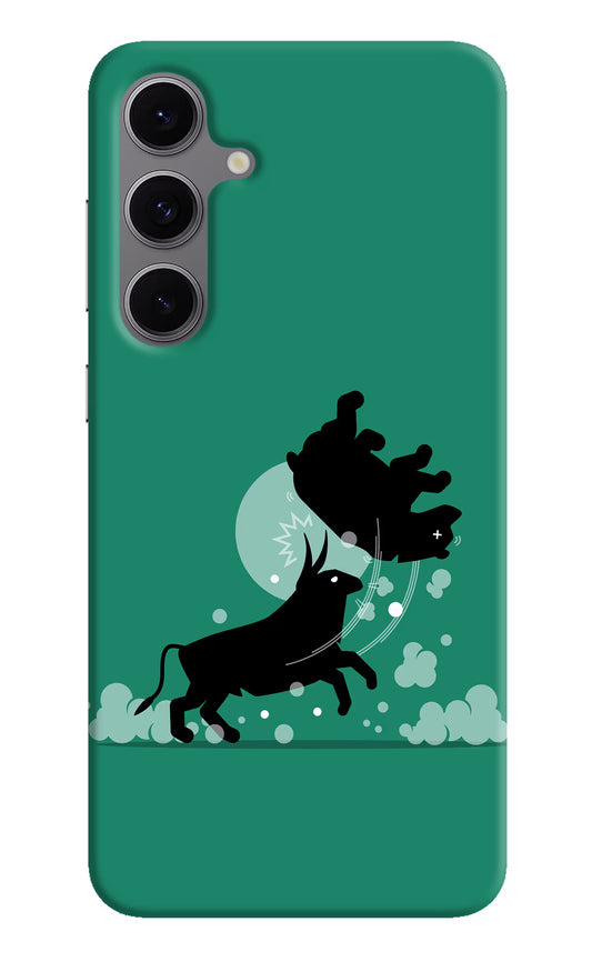 Bull Conqueror Samsung S24 FE 5G Hard Case Back Cover by Casekaro